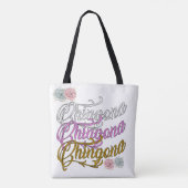 Chingona Einkaufstasche Tasche (Rückseite)