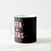 Chingona Inc Jefa De Jefas Blue Small Kaffeetasse (Vorderseite Links)