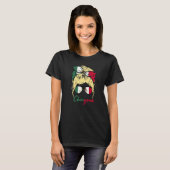 Chingona Mexican Girl Light Hair Blonde Mexicana G T-Shirt (Vorne ganz)