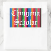 Chingona Scholar Sarape Sticker (Tasche)