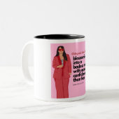 Chingona Staat des Geistes Zweifarbige Tasse (Vorderseite Links)