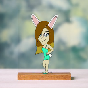 Chini Bunny Girl Acrylschild