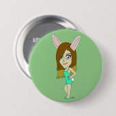 Chini Bunny Girl Button (Vorne & Hinten)