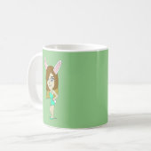 Chini Bunny Girl Kaffeetasse (Vorderseite Links)