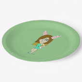 Chini Bunny Girl Pappteller (Schrägansicht)