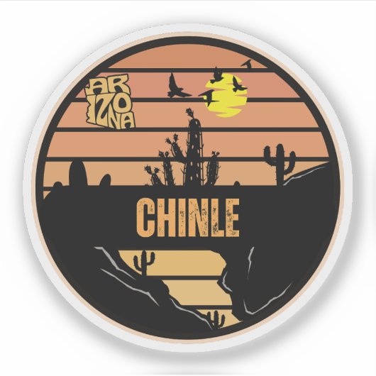 Chinle, Arizona Aufkleber (Vorderseite)