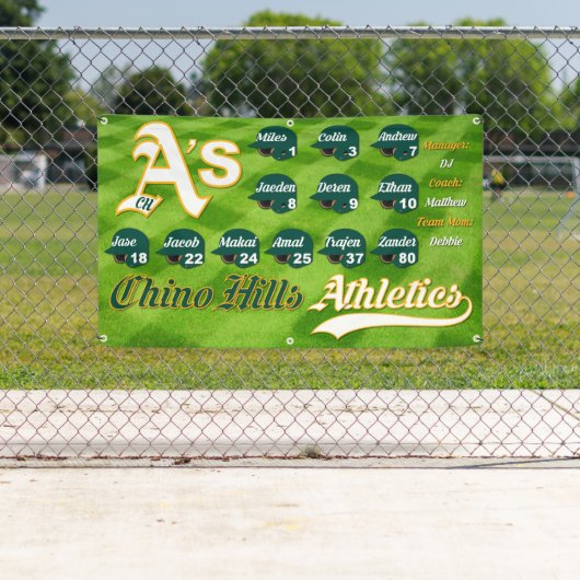 Chino Hills OM A's Banner (Insitu)