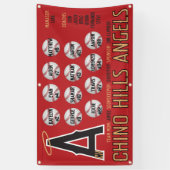 Chino- Hillsengels-Fahne Banner (Vertikal)