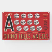 Chino- Hillsengels-Fahne Banner (Horizontal)