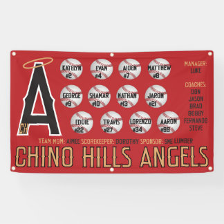Chino- Hillsengels-Fahne Banner