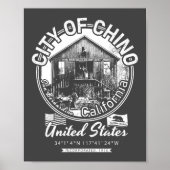 CHINO SAN BERNARDINO KALIFORNIA - CHINO CA POSTER (Vorne)