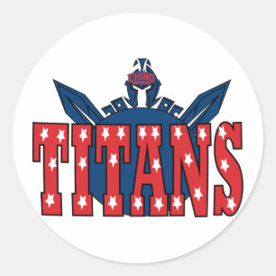 Chino-Tal-Titanen klären Aufkleber
