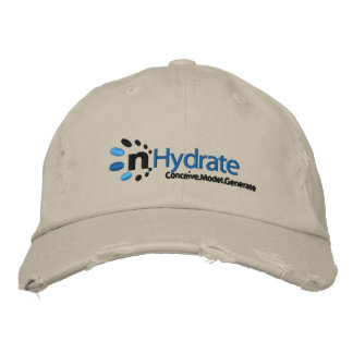 Chino Twill Cap gestört Bestickte Baseballkappe