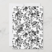 Chinoiserie 16 . Geburtstag Einladung (Rückseite)