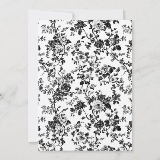 Chinoiserie 16 . Geburtstag Einladung (Rückseite)