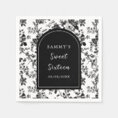 Chinoiserie 16 . Geburtstag Serviette (Vorderseite)