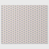Chinoiserie-Affenaffens Wrap-Papier Geschenkpapier (Flach)