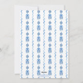 Chinoiserie Al Pentolino Feiertagskarte (Rückseite)