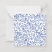 Chinoiserie Al Pentolino Kunst, Dichtung und Musik Mitteilungskarte (Rückseite)