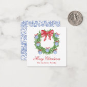 Chinoiserie Al Pentolino Kunst, Dichtung und Musik Mitteilungskarte (Vorderseite/Rückseite Beispiel)