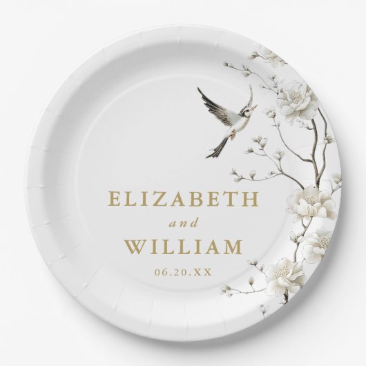 Chinoiserie Al Pentolino Pappteller (Vorderseite)