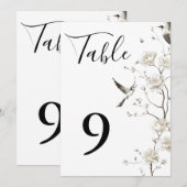 Chinoiserie Al Pentolino Tischnummer (Vorne/Hinten)