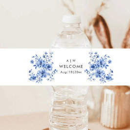 Chinoiserie Al Pentolino Wasserflaschenetikett