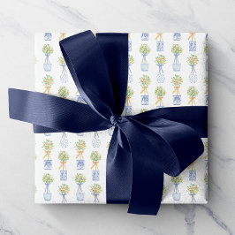 Chinoiserie Al Porto Gedeckter Wasserpark Californ Geschenkpapier