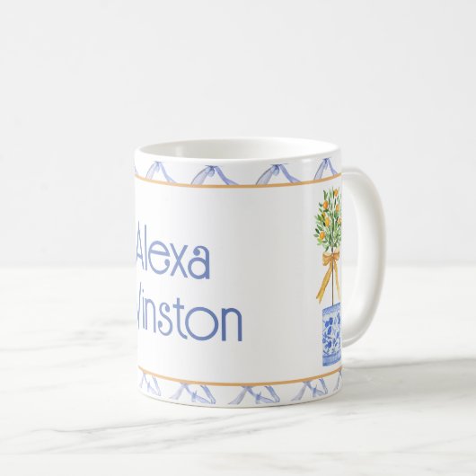 Chinoiserie Al Porto Gedeckter Wasserpark Californ Kaffeetasse (VorderseiteRechts)