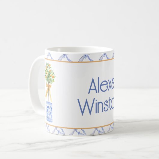 Chinoiserie Al Porto Gedeckter Wasserpark Californ Kaffeetasse (Vorderseite Links)