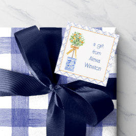 Chinoiserie Al Porto Gedeckter Wasserpark Californ Mitteilungskarte