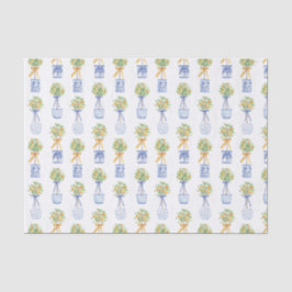 Chinoiserie Al Porto Gedeckter Wasserpark Californ Seidenpapier