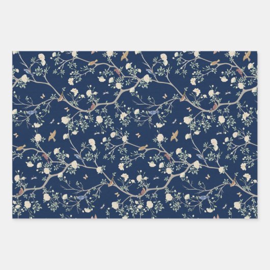 Chinoiserie Al Porto Geschenkpapier Set (Vorderseite 3)