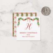 Chinoiserie Al Porto Mitteilungskarte (Vorderseite/Rückseite Beispiel)