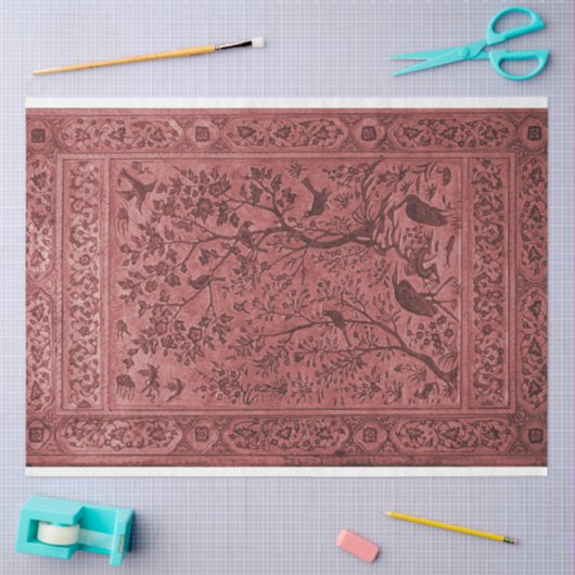 Chinoiserie aus Paprika Seidenpapier (Basteln)