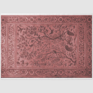 Chinoiserie aus Paprika Seidenpapier