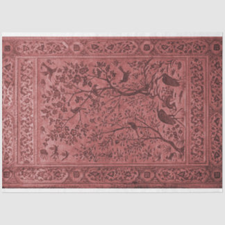 Chinoiserie aus Paprika Seidenpapier