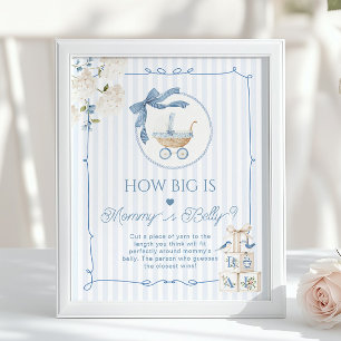 Chinoiserie-Baby-Kinderwagen Wie groß ist Mamas Ba Poster