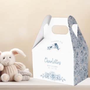 Chinoiserie Baby Showbox - Blue Floral Bi Geschenkschachtel