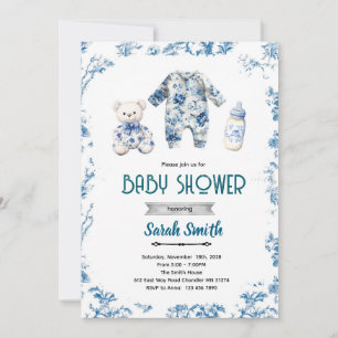Chinoiserie-Baby-Shower-Party-Einladung Einladung