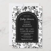 Chinoiserie Babydusche Einladung (Vorderseite)