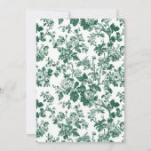 Chinoiserie Babydusche Einladung (Rückseite)