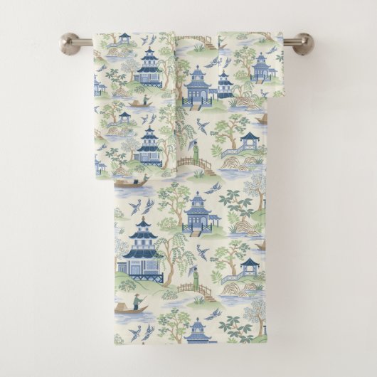 Chinoiserie Badetücher Badhandtuch Set (Insitu)