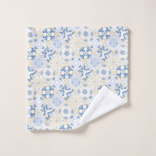 Chinoiserie Badhandtuch Set (Waschlappen)