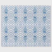 Chinoiserie Bamboo Ginger Jar Geschenkpapier (Flach)