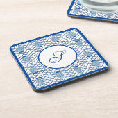 Chinoiserie Bamboo Ginger Jar Getränkeküste Getränkeuntersetzer (Linke Seite)