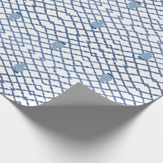 Chinoiserie Bamboo Ginger Jars  Geschenkpapier (Ecke)