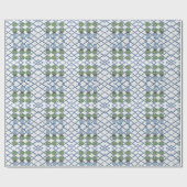 Chinoiserie Bamboo Topiaries  Geschenkpapier (Flach)