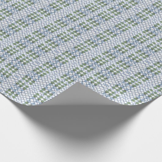 Chinoiserie Bamboo Topiaries Geschenkpapier (Ecke)