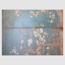 Chinoiserie Beängstigender Aquamariner blauer Hint